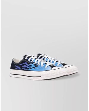Converse Flames Fire Low-Top Sneakers - Blue