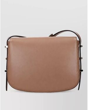 Jimmy Choo Leather Shoulder Bag - Brown