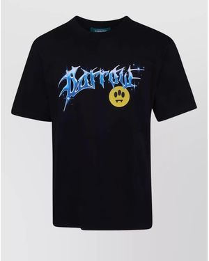 Barrow Jersey T Shirt Short Sleeves - Black