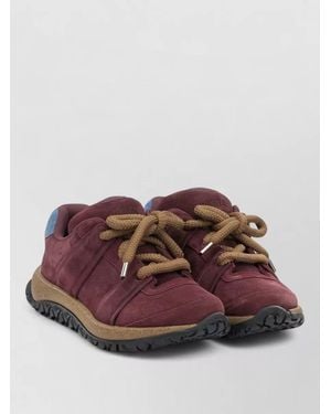 Birkenstock Goerlitz Suede Low Trainers Rubber Sole - Brown