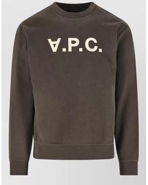 A.P.C. Organic Cotton Sweatshirt - Gray
