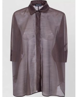 DR. HOPE Oversized Shirt - Purple