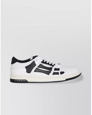 Amiri Leather Low-Top Trainers - Metallic