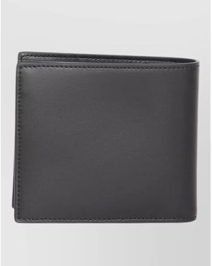 Saint Laurent Calfskin Leather Wallet - Grey