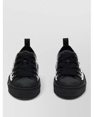 Amiri Court Sneakers Star Appliqué Low Profile - Black