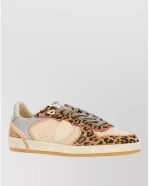 Philippe Model Calf Leather Low-Top Trainers - Natural