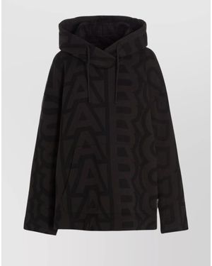 Marc Jacobs Cotton Logo Hoodie - Black