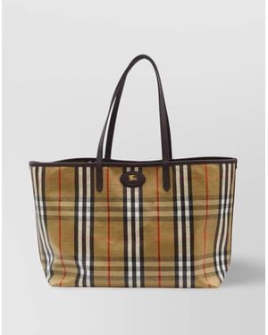 Burberry Medium Highlands Tote Bag - White