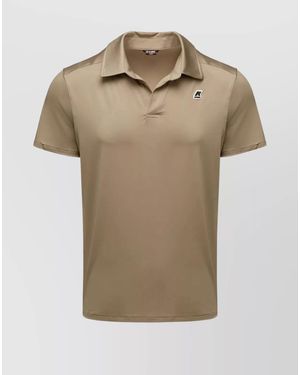 K-Way Slim-Fit Polo Shirt - Natural