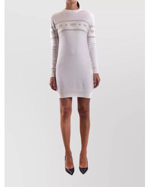 Chiara Ferragni Knee-Length Dress - White