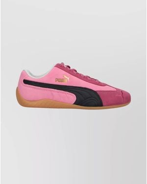 PUMA Sneakers With Contrast Panels And Rubber Sole - Pink