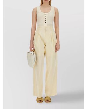 Bottega Veneta Sleeveless Tops - Natural