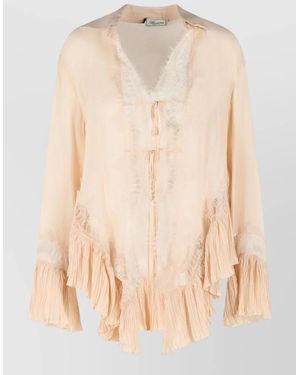 Blumarine Viscose Blouse - Natural