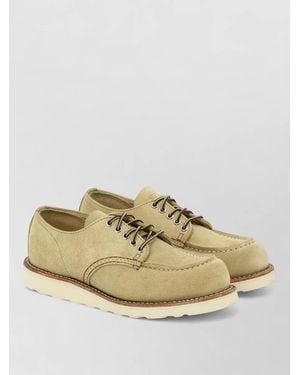 Red Wing Oxford Lace Up Shoes Contrast Sole - Natural