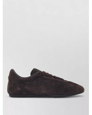 Dolce & Gabbana Suede Low Top Casual Loafers Sneakers - Black