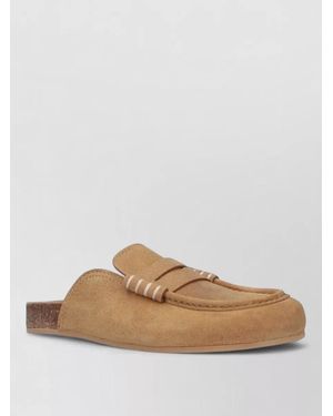 JW Anderson Suede Leather Ballet Mules - Multicolor