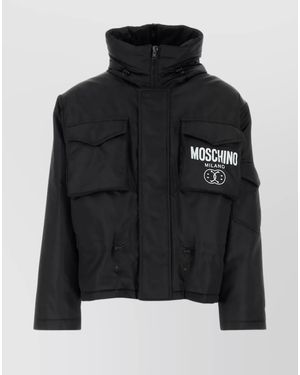 Moschino Nylon Padded Jacket - Black