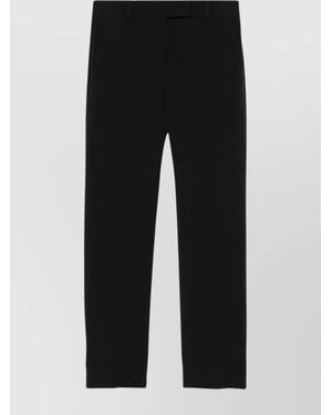 Incotex Cropped Tailored Trousers - Black