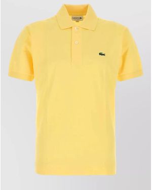 Lacoste Piquet Polo Shirt Regular Fit Short Sleeves - Yellow