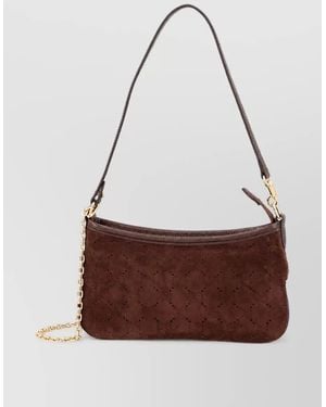 Gucci Na Small Leather Clutch Bag - Brown