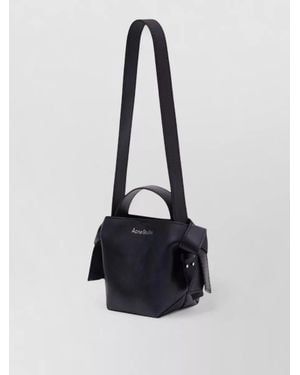 Acne Studios Musubi Mini R Shoulder Leather Bag - White