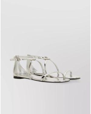 McQueen Strappy Sandals - White