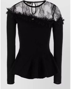 Blumarine Virgin Wool Jumper - Black