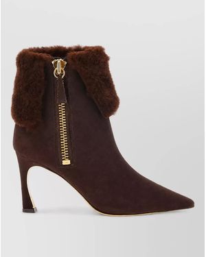 Alexandre Birman Leather Ankle Boots - Brown