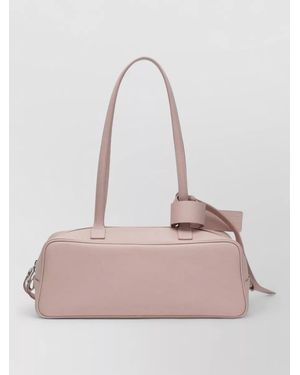 Balenciaga Shoulder Bag Bow Detail Long Handles - Pink