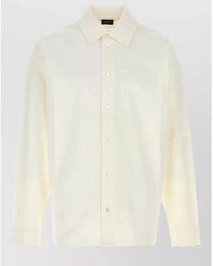 Gucci Stretch Piqué Polo Shirt - Natural