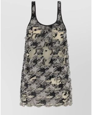 DIESEL Cotton-Blend Mini Dress - Multicolour