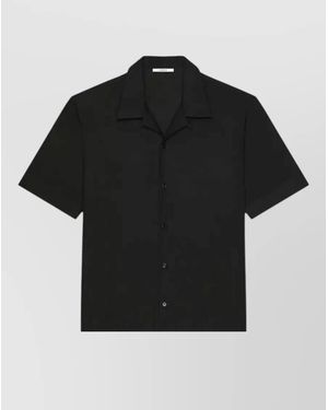 Givenchy Logo-Print Short-Sleeve Shirt - Black