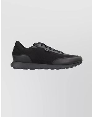 BOSS Mesh Low-Top Trainers - Black