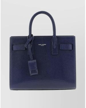 Saint Laurent Nano Tote Bag Detachable Strap - Blue