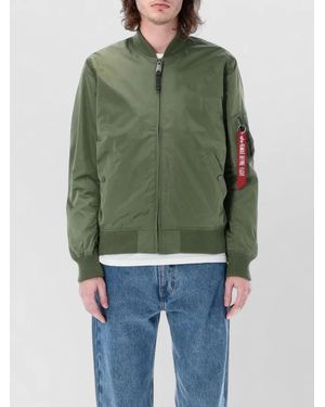 Alpha Industries Ma 1 Tt Slim Fit Nylon Jacket - Green