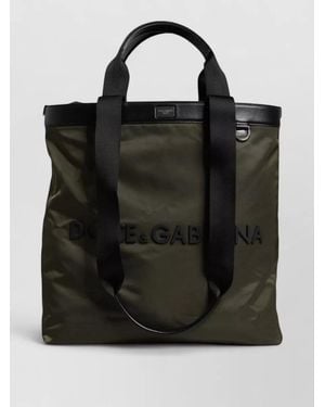 Dolce & Gabbana Nylon Shoulder Bag - Black