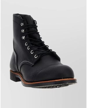 Red Wing Leather Iron Ranger Ankle Boots - Black