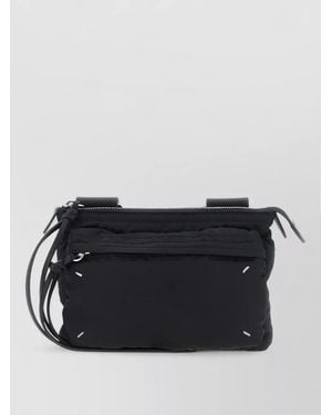 Maison Margiela Zip Camera Belt Bag Adjustable Strap Pocket - Black