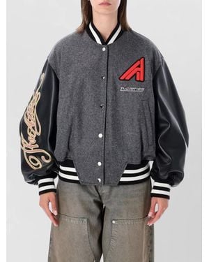 The Attico Varsity Bomber Jacket - Grey