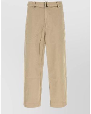 Entire studios Cotton Baggy Chino Shorts - Natural