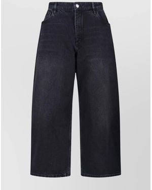 Studio Nicholson Wide-Leg Trousers - Blue