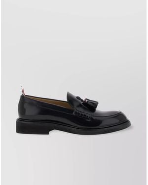 Thom Browne Leather Tassel Loafers - Black