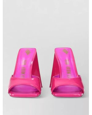 The Attico Patent Leather Mules - Pink