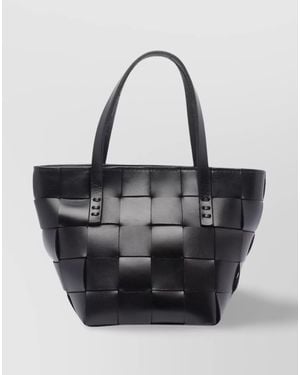 Dragon Diffusion Mini Japan Handbag Woven Design - Black