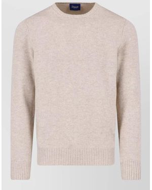 Drumohr Cashmere Crewneck Sweater - Natural