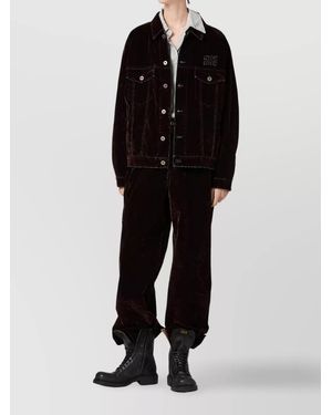Miu Miu Velvet Jacket - Black