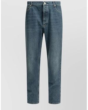 Brunello Cucinelli Straight Leg Denim Jeans Five Pocket Design - Blue