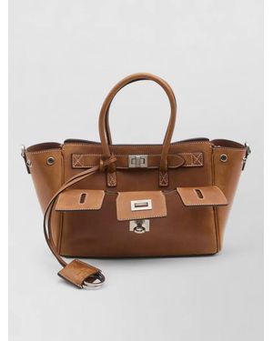 Balenciaga Bel Air Carry-All Bag Mini - Brown