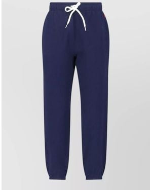 Polo Ralph Lauren Relaxed-Fit Cotton-Blend Track Trousers - Blue