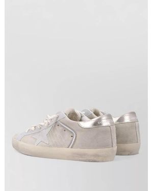 Golden Goose Leather Low-Top Trainers - Natural